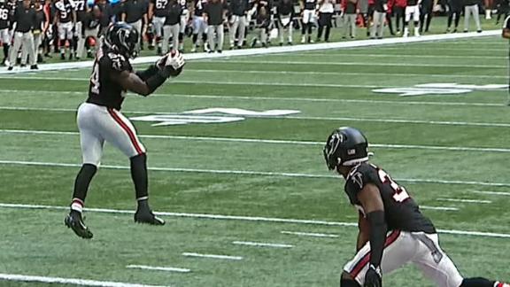 Falcons' late INT seals win over Lions