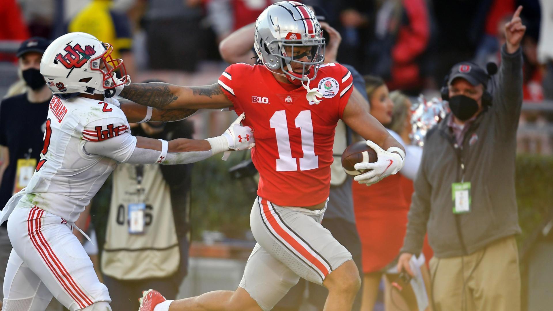 Ohio States Jaxon SmithNjigba declares for NFL Draft