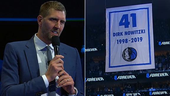 Basketball Forever on X: It's jersey retirement night for Dirk