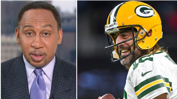 Stephen A. picks Rodgers as the 'baddest man' left in the playoffs