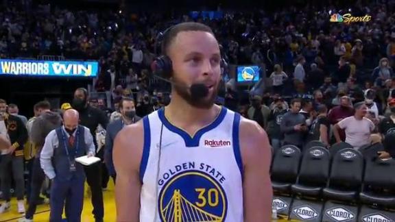 Steph on buzzer-beater: 'About time I made one!'