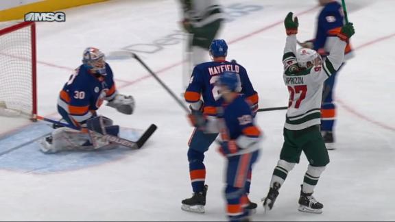 Kaprizov, Eriksson Ek, Boldy Lead Wild Past Islanders, 4-3 - ABC7 New York