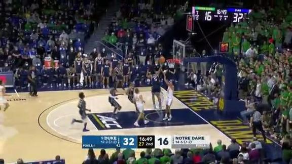 Watch: Notre Dame vs. Duke Full Game Replay