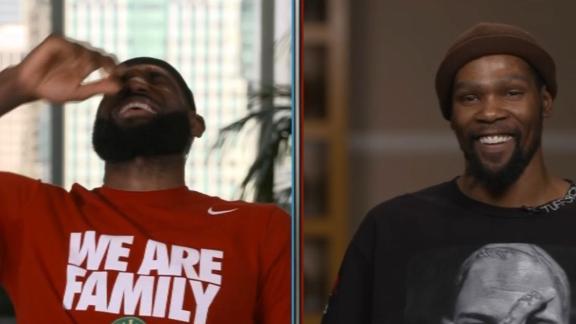 LeBron, KD have a laugh as Harden picked last in All-Star draft
