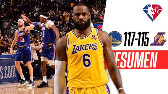 Lakers 115-117 Warriors (12 de Feb., 2022) Resultado Final - ESPN DEPORTES