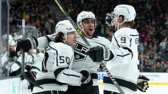 Kempe scores 2, including in OT, to lift LA past Vegas 4-3 ...
