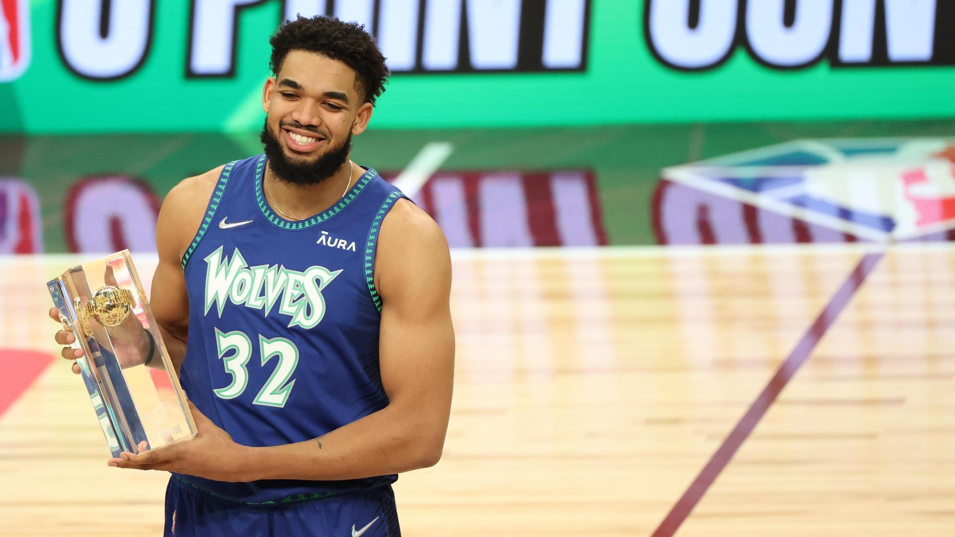 KAT catches fire in final round to win 3-point contest