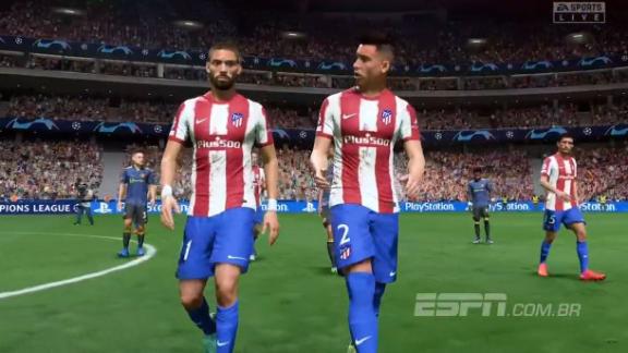 FIFA 23 no XBOX 360 GAMEPLAY ESPN - Real Madrid vs Atlético