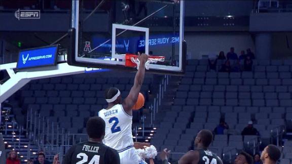 Memphis' Josh Minott windmill dunks vs. UCF basketball