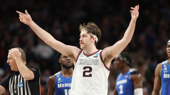 Drew Timme goes off in the 2nd half for Gonzaga in win