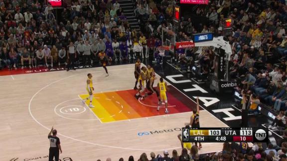 Bogdanovic sinks a 3 to stop Lakers' late run