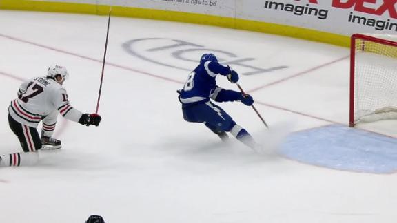 Ross Colton scores two goals, Lightning beat Blackhawks 5-2