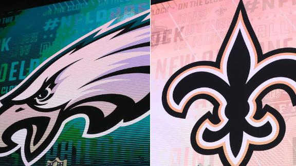 saints trade with eagles