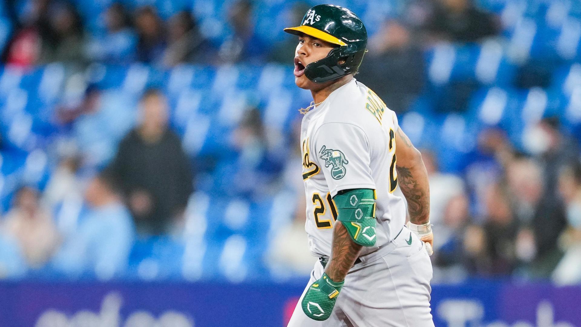 Pache hits game-winning homer in ninth, A's beat Jays 7-5 - ABC30