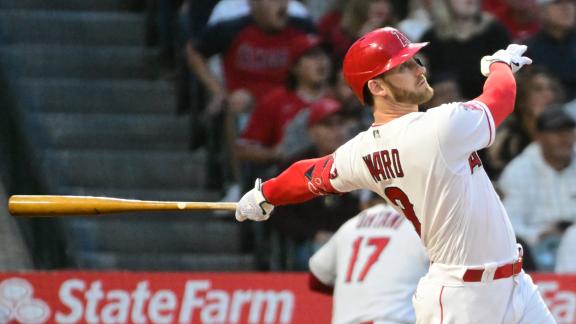 Taylor Ward's grand slam, near-cycle help Angels top Guardians – Orange  County Register