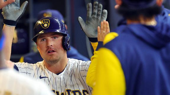Brewers pound season-high six homers, rout Cubs 11-1 - ABC7 Chicago