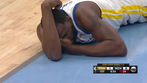 Draymond needs stitches after taking an elbow to the face