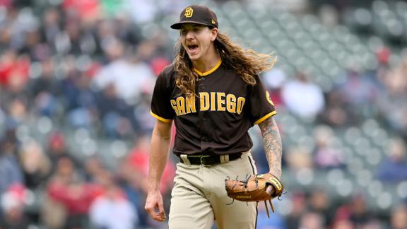 San Diego Padres pitcher Mike Clevinger emotional after impressive start in  return from Tommy John surgery - ESPN