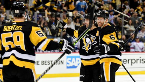 Penguins go up 3-1 in series after 5-goal 2nd period