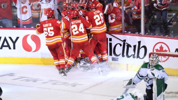 Flames spoil Oettinger's amazing performance to win Game 7 in OT