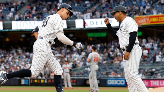 Judge clobbers homers No. 16 and 17 of the season