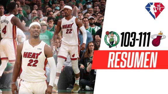 Resumen del partido Heat 111-103 Celtics (27 de May., 2022) - ESPN DEPORTES