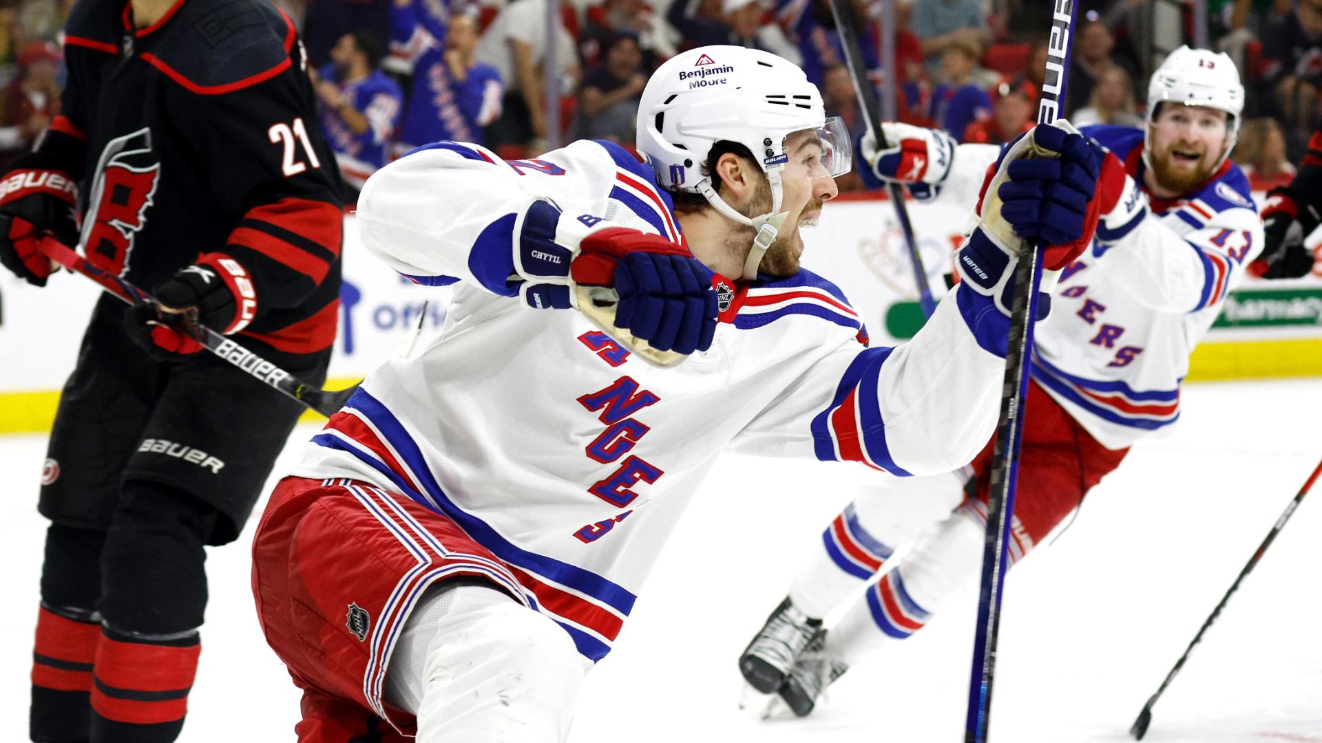 NHL playoffs: Jacob Trouba crushes Max Domi; Rangers top Hurricanes