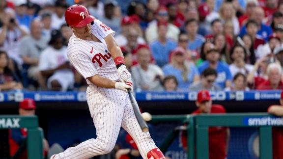 Phillies 3B Alec Bohm out again with hamstring tightness - ESPN