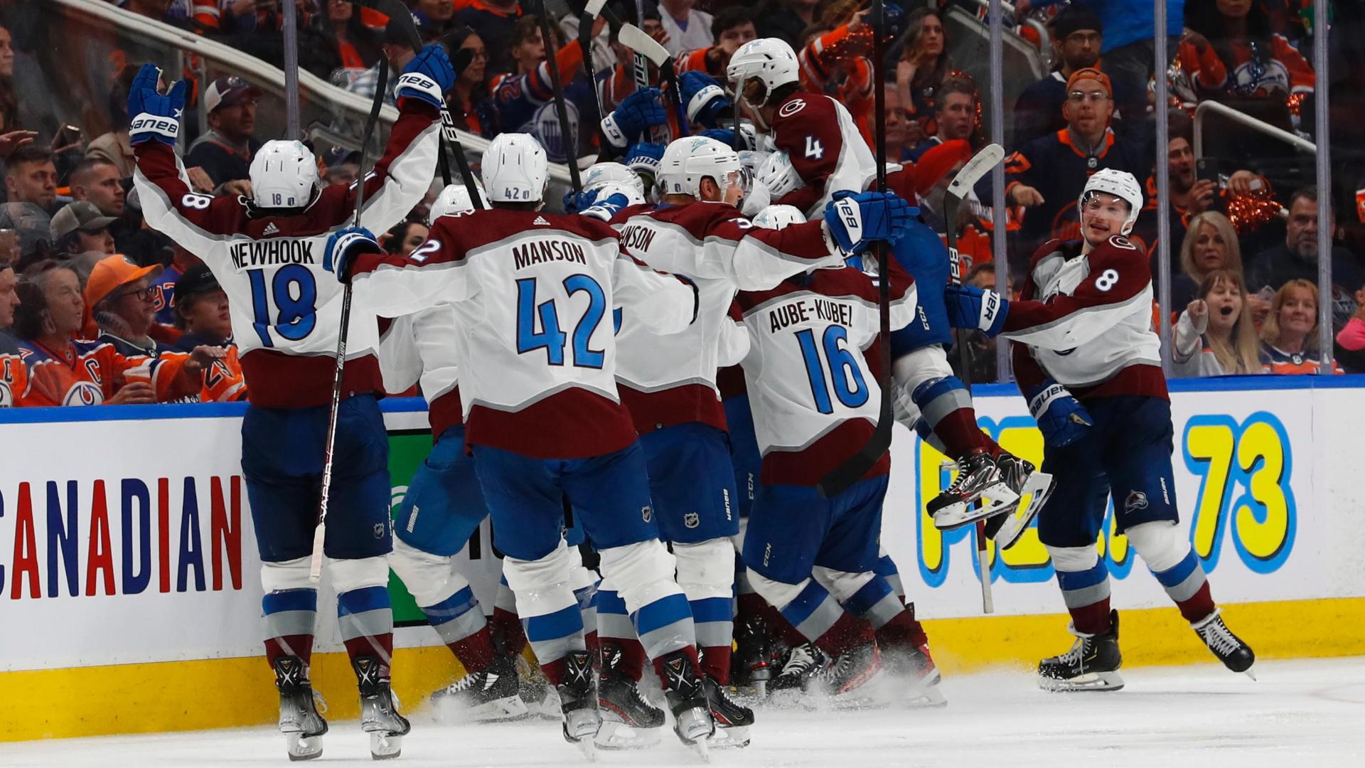 Francouz, Kadri Lead Avalanche To 4-0 Win Over Oilers In Game 2