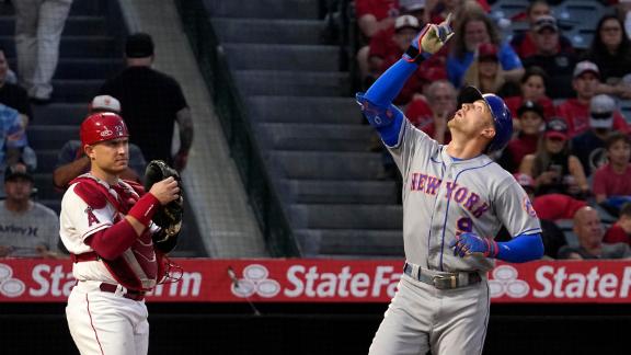 Nimmo, Canha each drive in 3 runs as Mets defeat Angels 7-3 - ABC7
