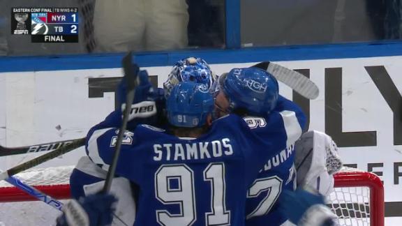 Tampa Bay Lightning beats New York Rangers; heads to Stanley Cup