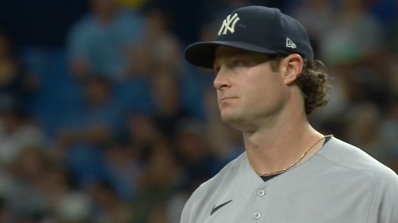 Gerrit Cole's longest no-hit bid of MLB career broken up in 8th