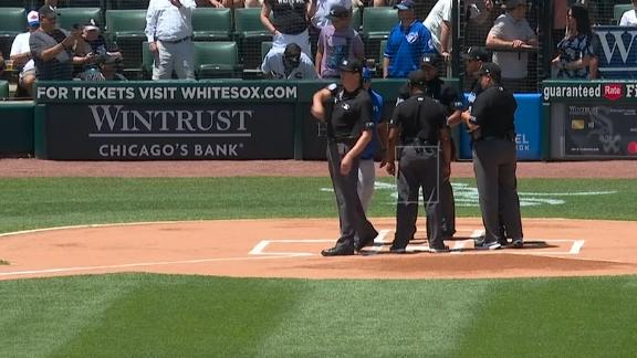 Blue Jays hitting coach gets ejected before the game even starts