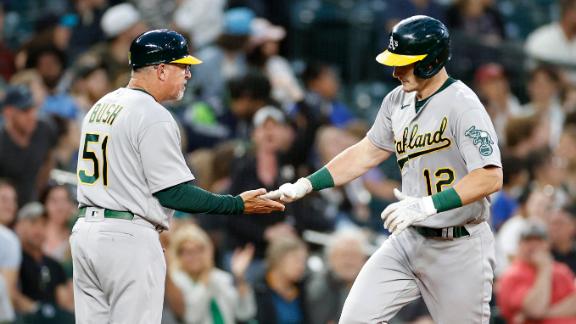 Sean Murphy's 2 RBIs lift Oakland to 3-1 win over Mariners