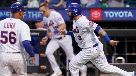 Pete Alonso Homers on Keith Hernandez Jersey Retirement Day 