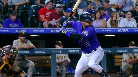 Rockies' Jose Iglesias honors his father with base hit and tears – The  Denver Post