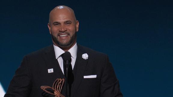 Albert Pujols wins Muhammad Ali Sports Humanitarian Award at 2022 ESPYS -  ESPN