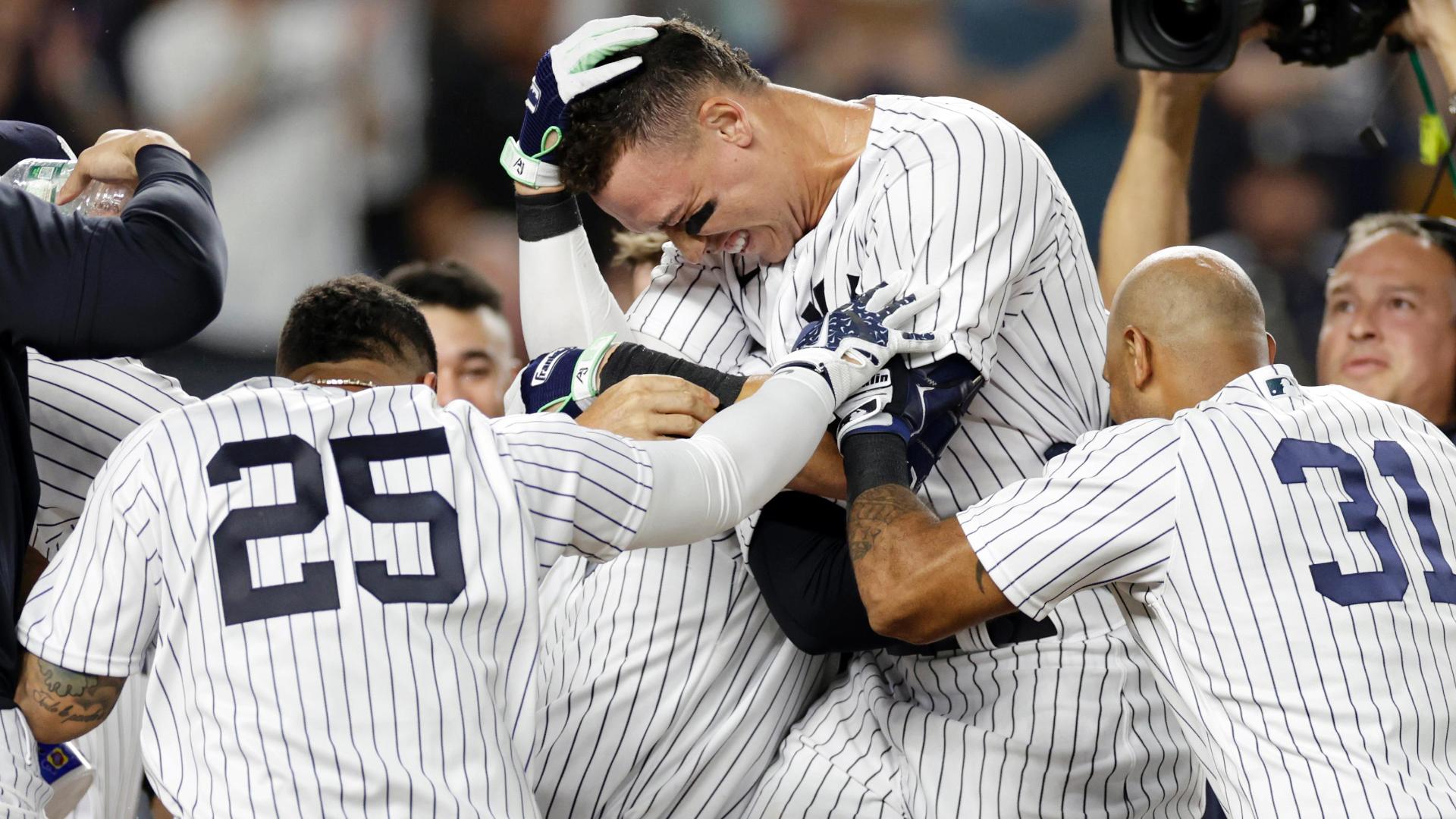 Judge's 3rd walk-off HR of year lifts Yanks over Royals 1-0 - ABC7 New York