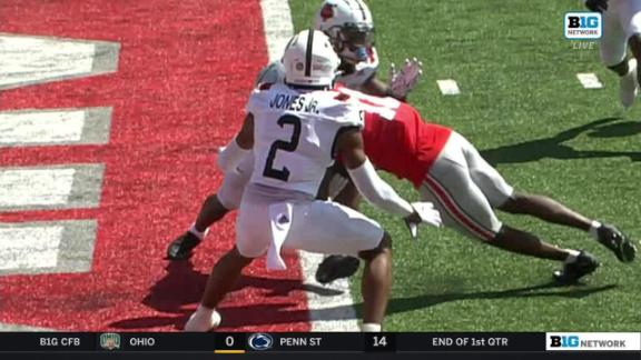 Harrison Jr.'s 3 TDs lead Buckeyes to 45-12 win over Arkansas St.