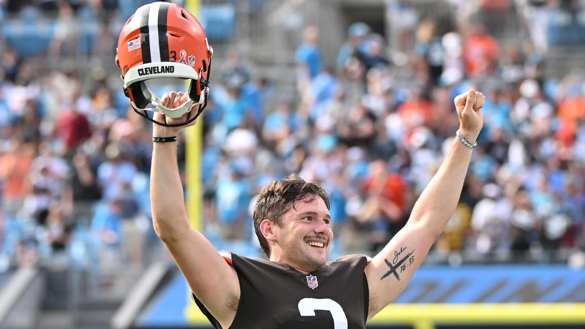 Browns at Panthers score: Baker Mayfield's quest for revenge comes up short  as Cleveland boots Carolina late 