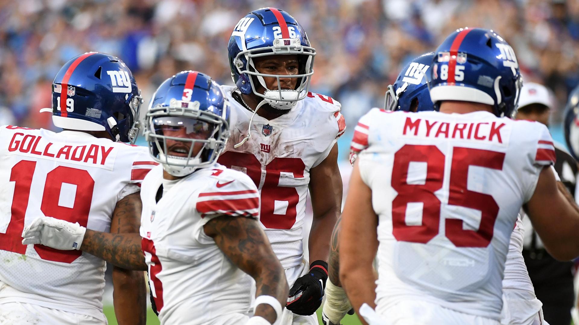 Giants' Brian Daboll on Sterling Shepard: 'Glad he's on our team'