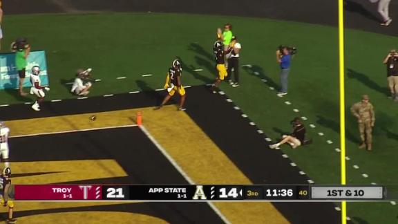 WATCH: App State stuns Troy with Hail Mary on final play