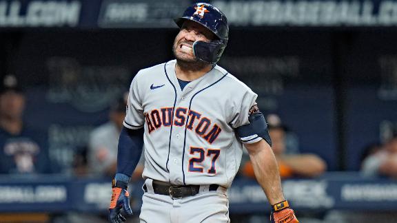 Altuve placed on injured list by Astros with left oblique discomfort - NBC  Sports