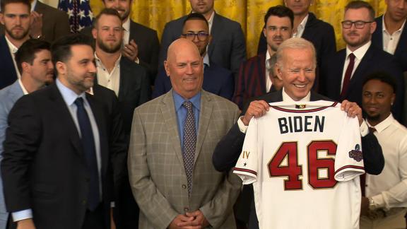 Biden praises Braves' 'unstoppable, joyful run' to 2021 win