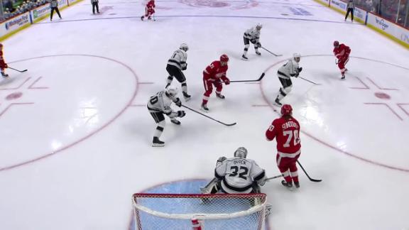 Danaults Overtime Goal Gives Kings 5 4 Win Over Red Wings Abc7 Los Angeles