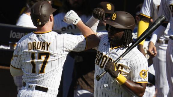 Padres' bats come alive in Game 2 comeback win to even NLCS - 6abc  Philadelphia