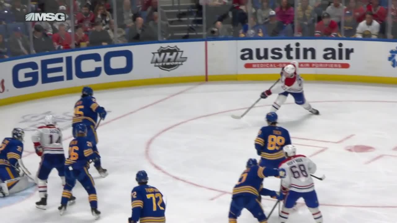 Sabres open homestand with loss to Canadiens