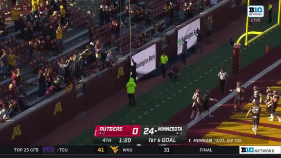 Ibrahim, Minnesota blank Rutgers 31-0 to stop 3-game skid