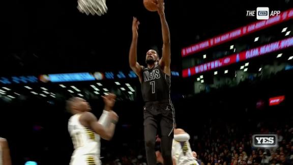 Durant's 36 Lifts Slumping Nets to Second Win of the Season