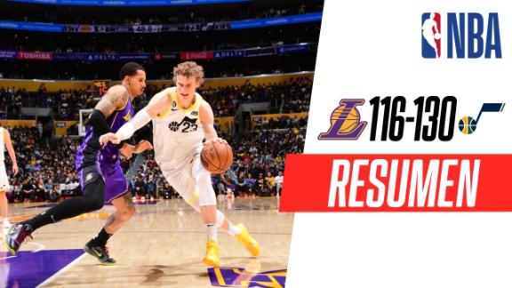 Jazz vs. Lakers - NBA Reporte de Juego - 4 de Noviembre, 2022 | ESPN  DEPORTES